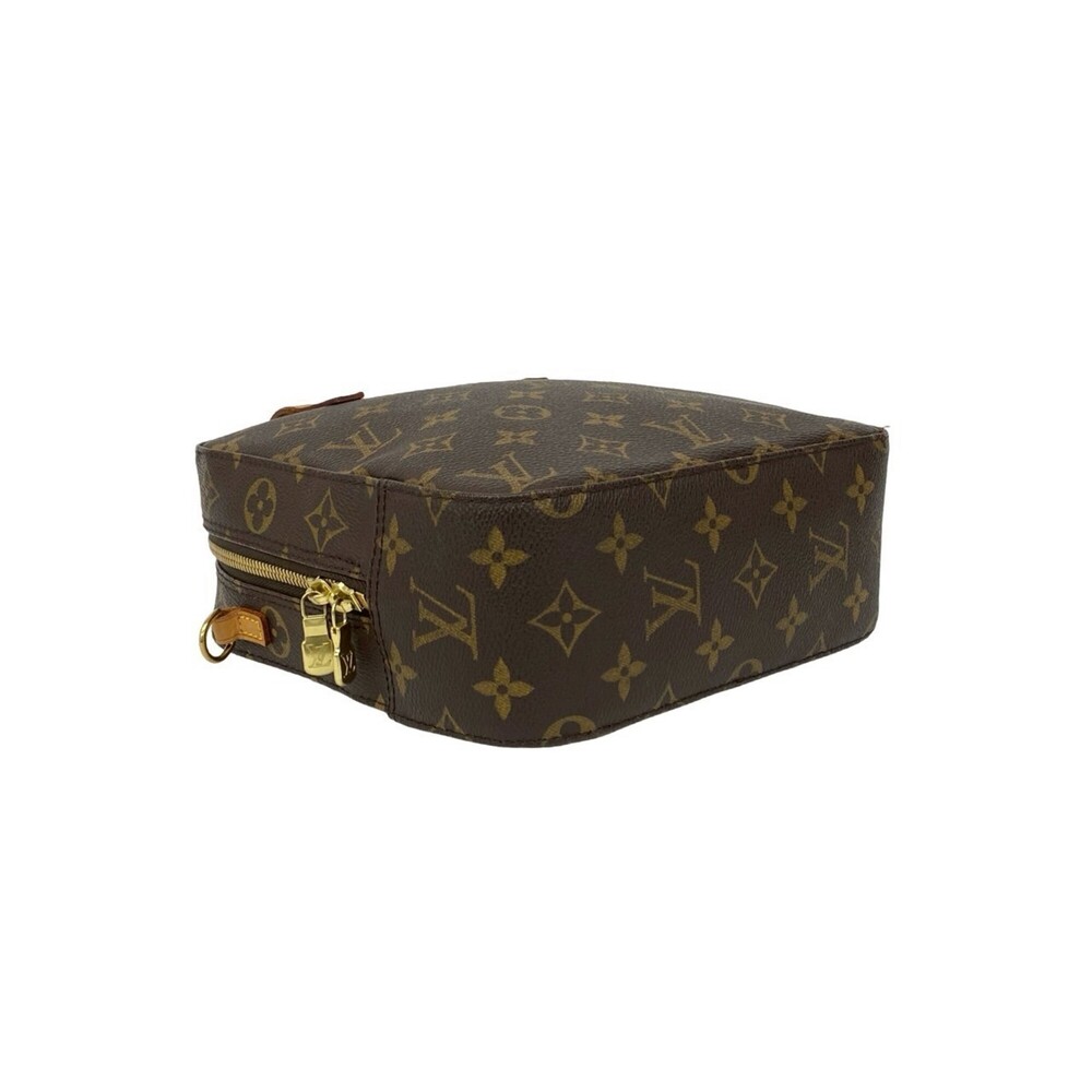 LOUIS VUITTON Brown Monogram Leather Shoulder Bag - Picture 7 of 10